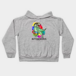 autismsaurus rex Kids Hoodie